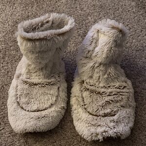 Warmies Lavender Scented Reheatable slipper booties OS